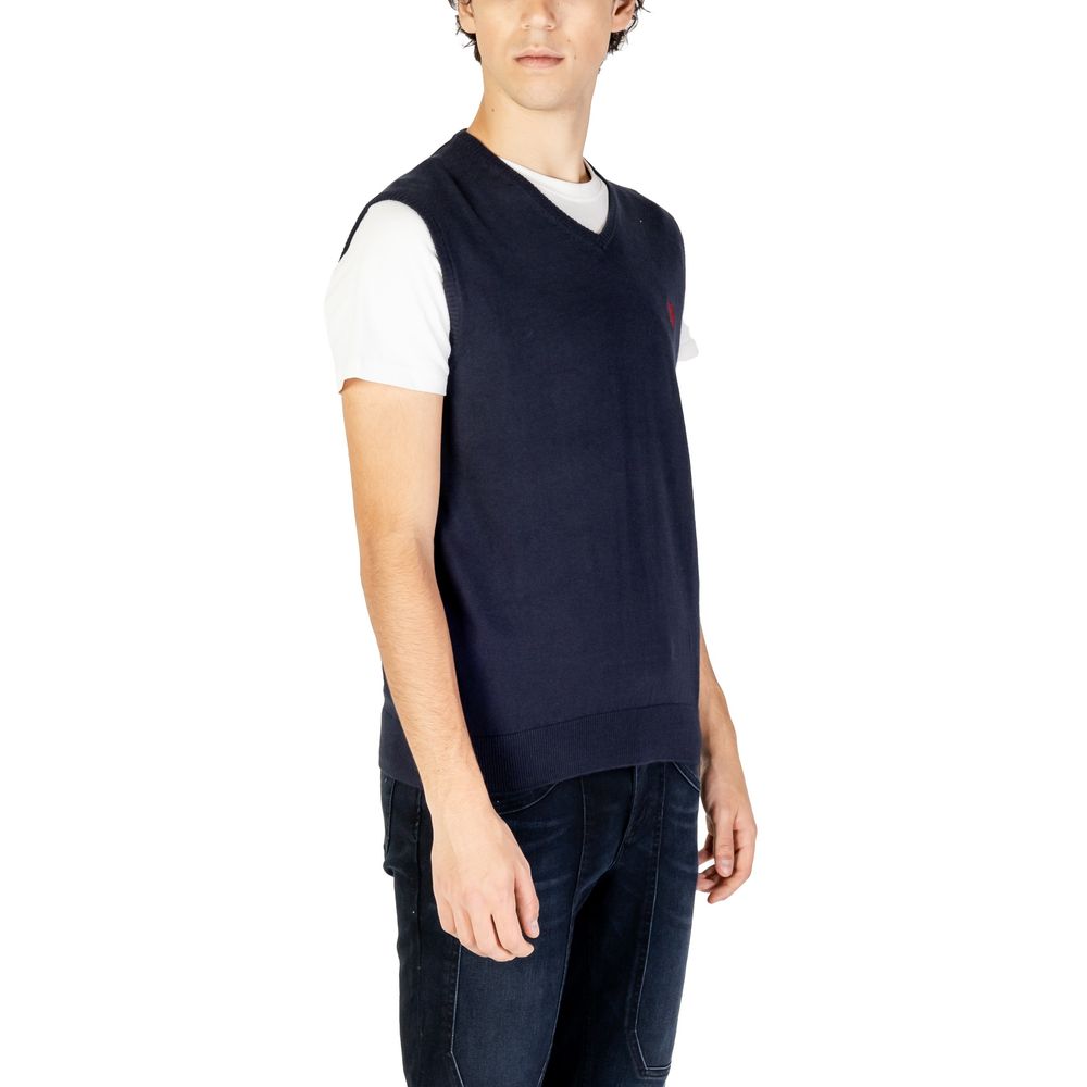 Blue Cotton Waistcoat