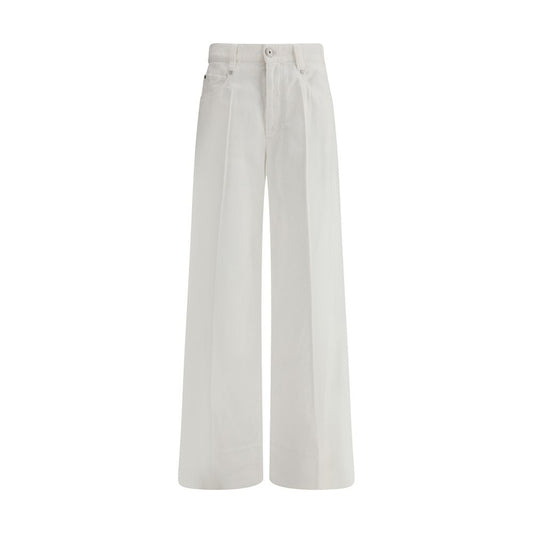 White Cotton Jeans Denim