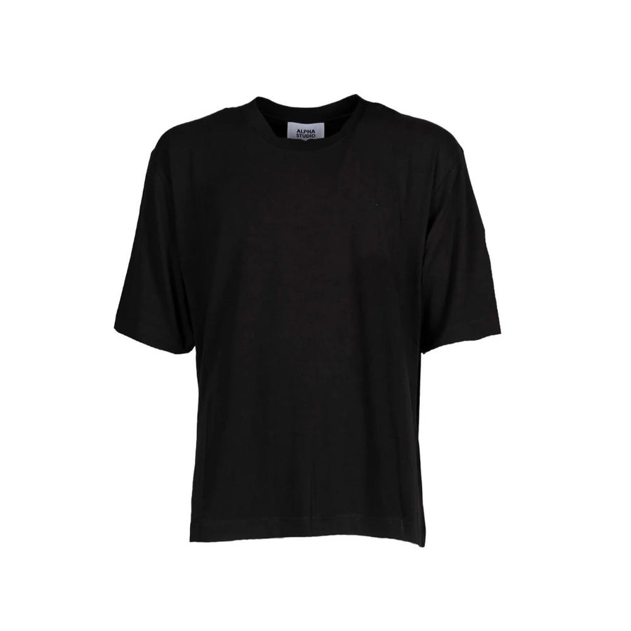 Black Cotton T-Shirt