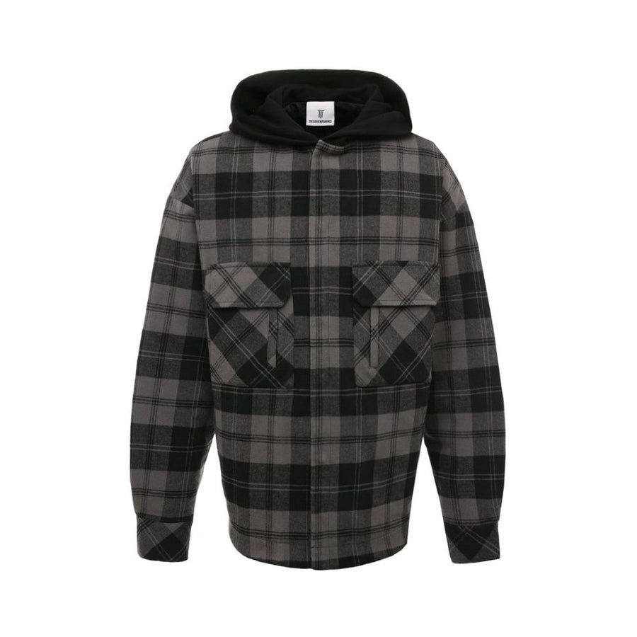 Gray Cotton Men's Jacket