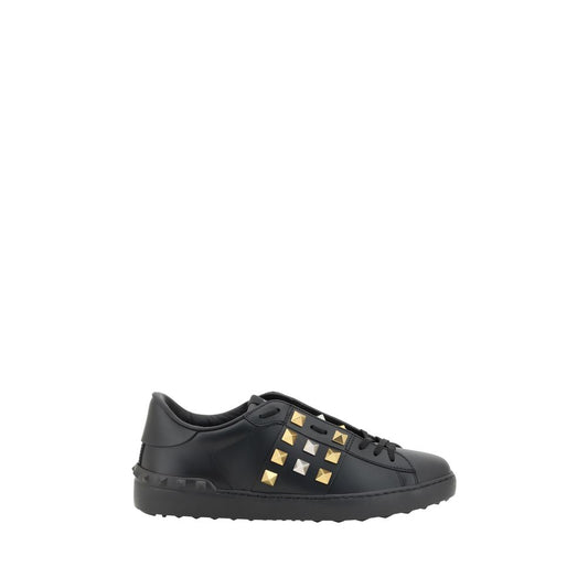Black Calf Leather Bos Taurus Low Top Sneakers