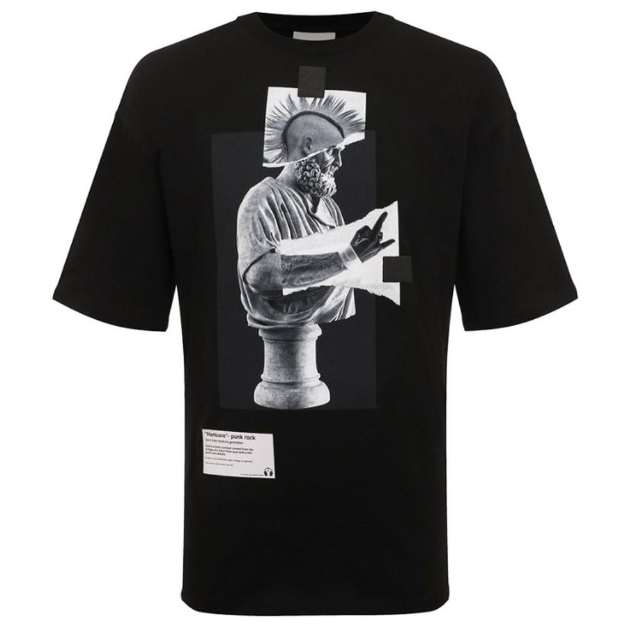 Black Cotton T-Shirt