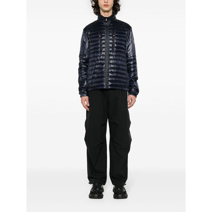 Blue Polyamide Men Jacket
