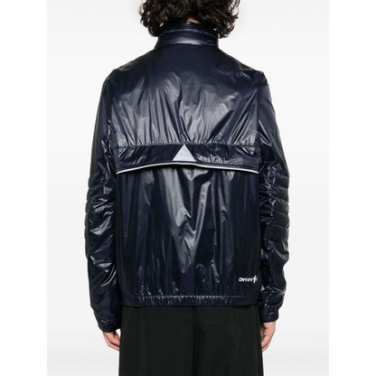 Blue Polyamide Men Jacket