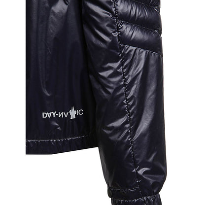 Blue Polyamide Men Jacket