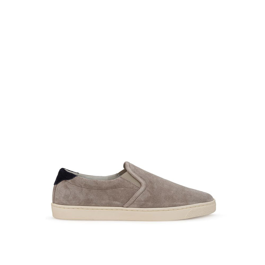 Beige Leather Sneaker