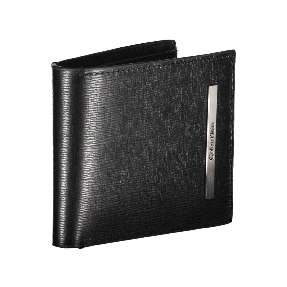 Black Eco Leather Men Wallet