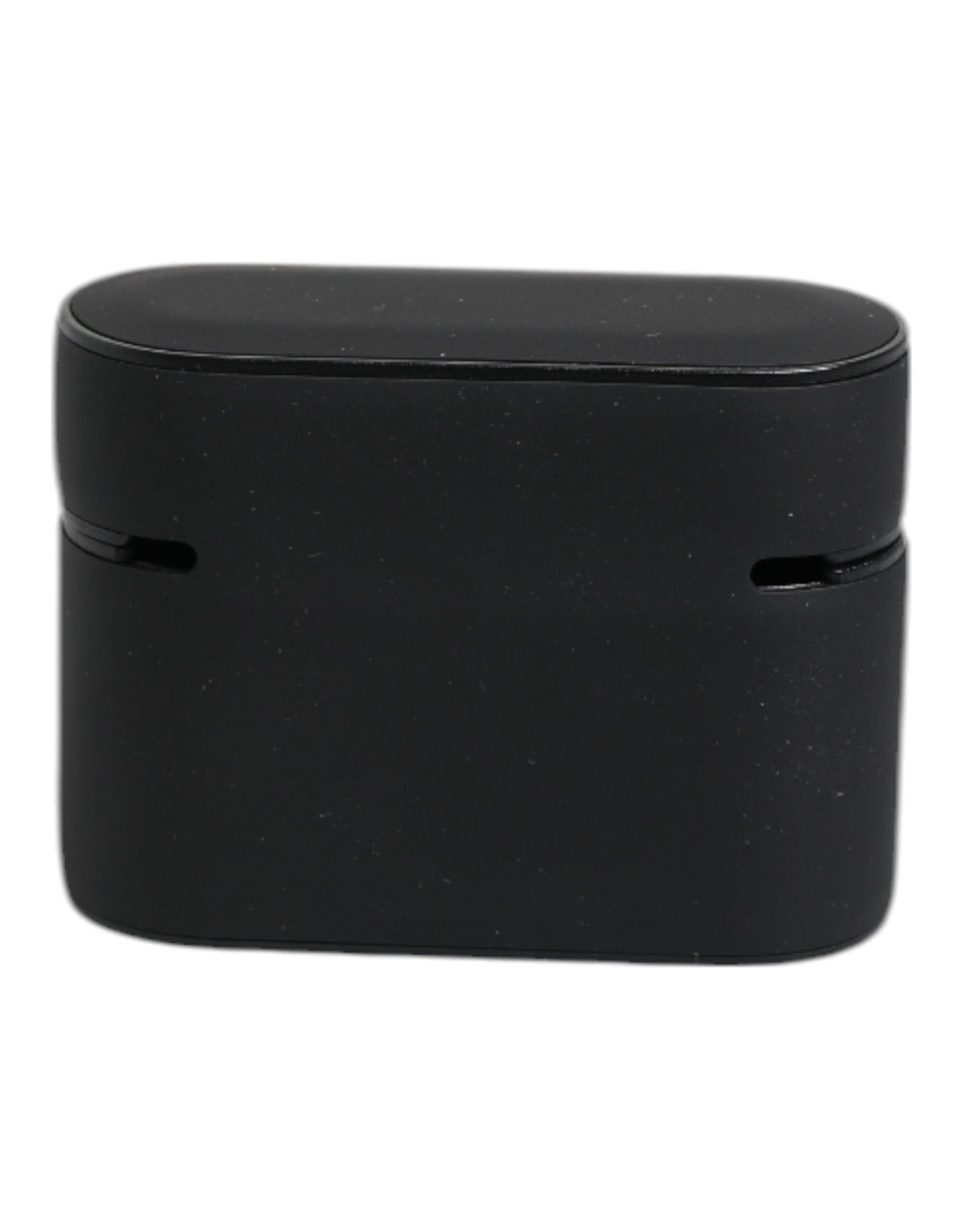 Black Orange Silicone Embossed Logo Airpods Case