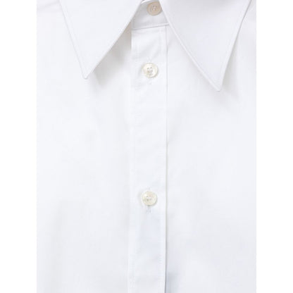 White Cotton Dress Shirt