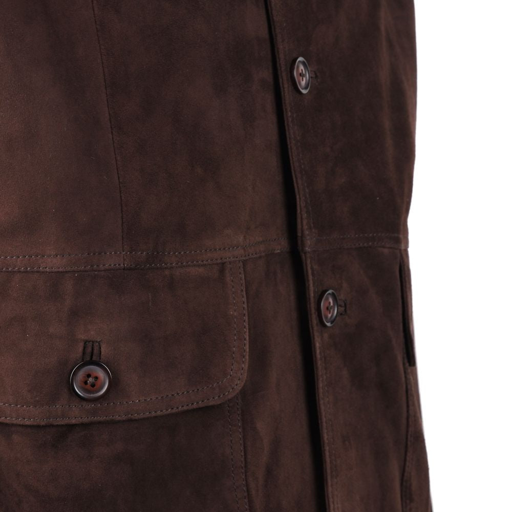 Brown Calfskin Jackets & Coat