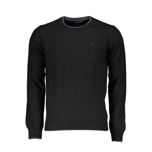 Black Fabric Sweater