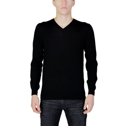 Black Wool Sweatshirt