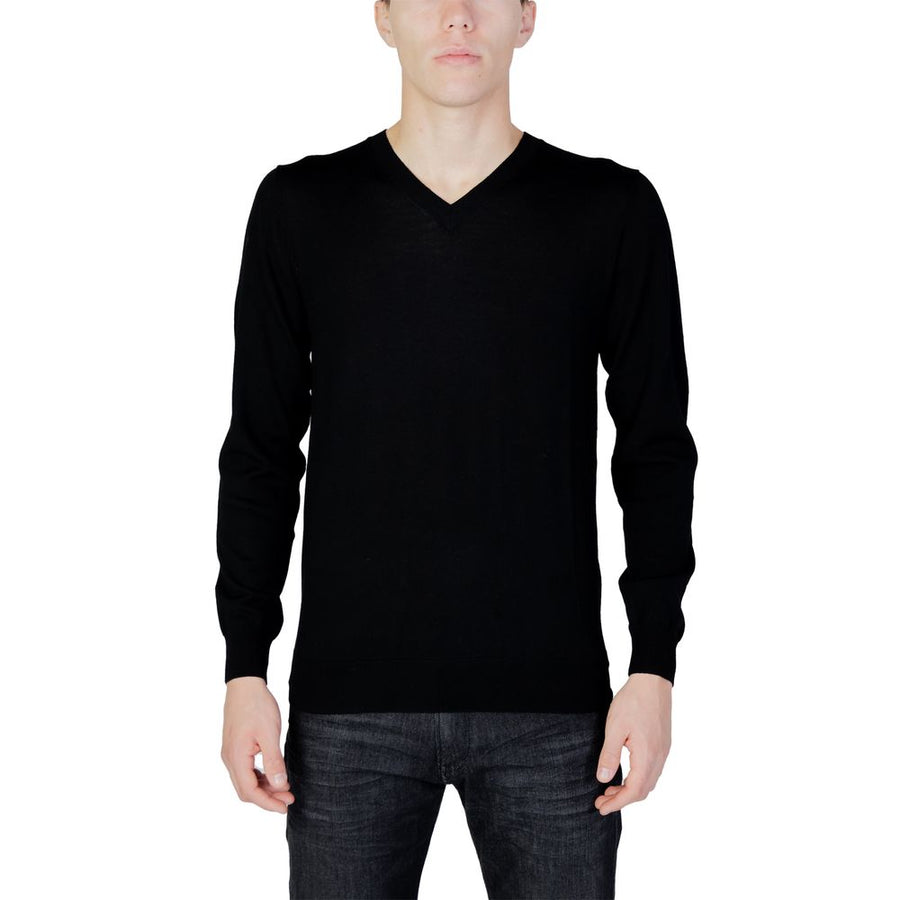 Black Wool Sweatshirt