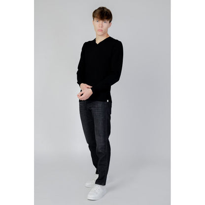 Black Wool Sweatshirt
