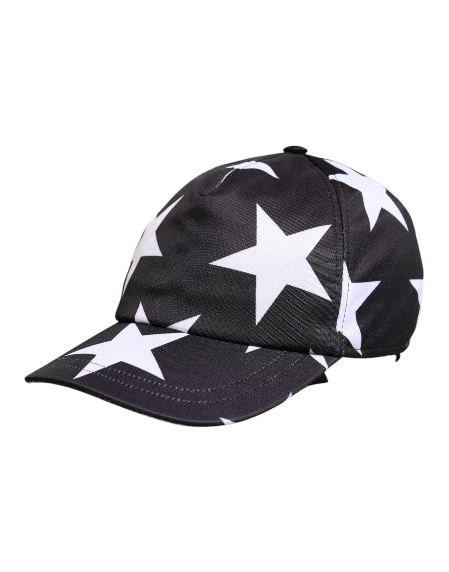 Black Star Print Polyester Baseball Cap