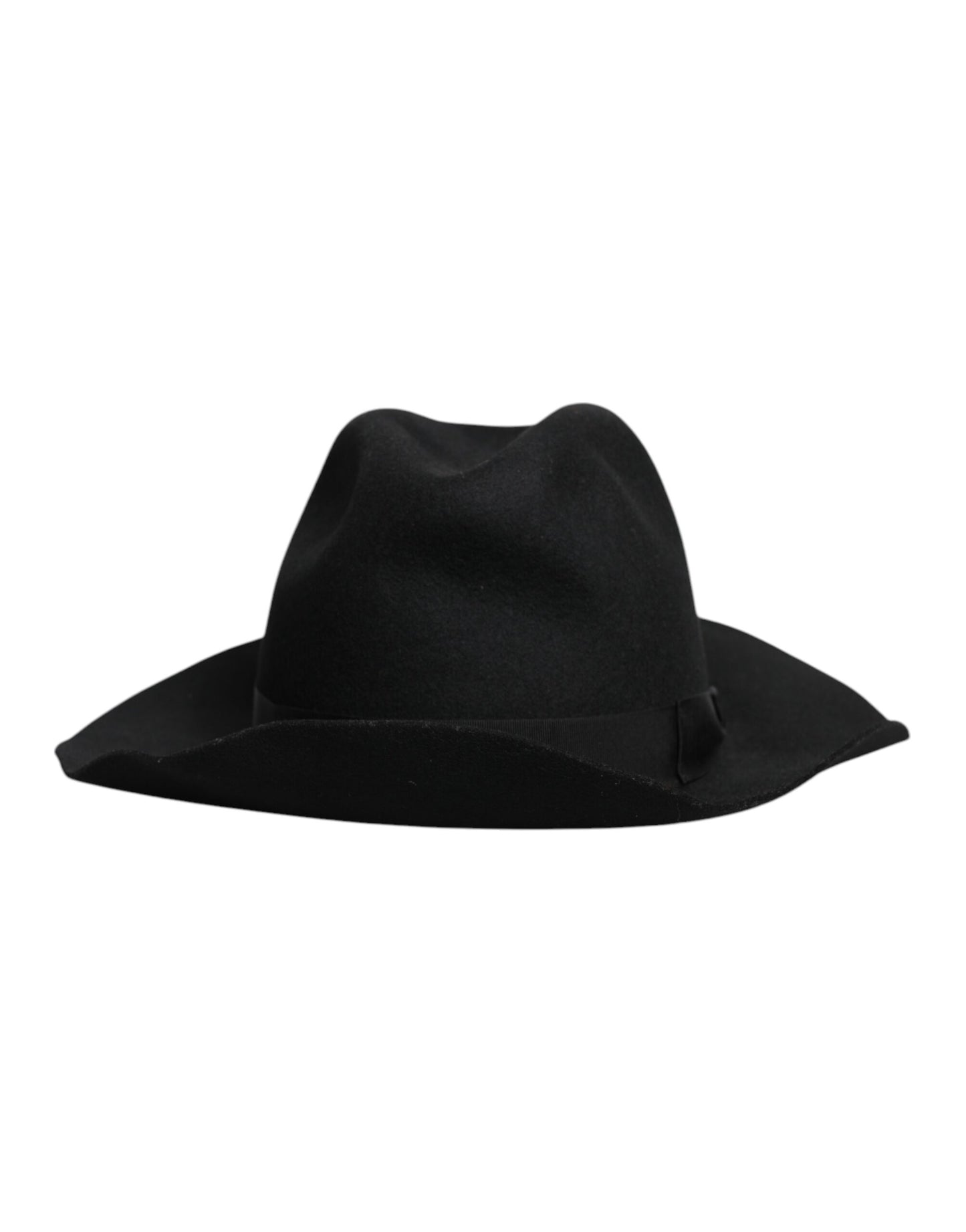Black Wide Brim Trilby Fedora Hat