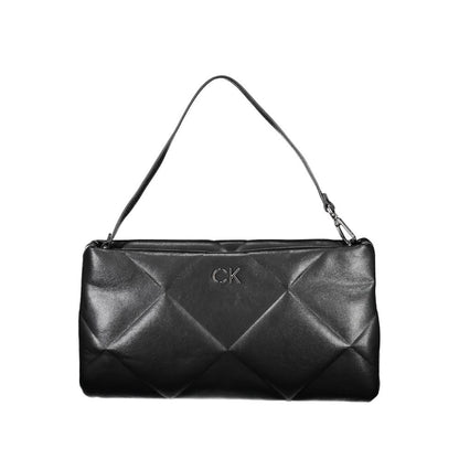 Black Polyester Women's Handbag