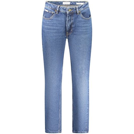 Blu Cotton Women Jeans