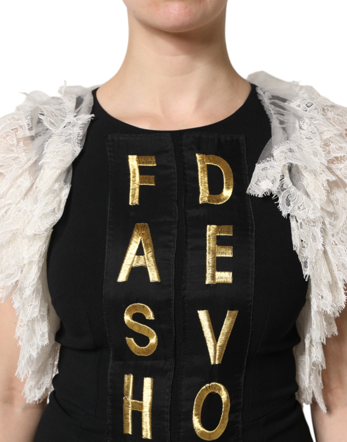 Black Fashion Devotion Embellish Mini Dress