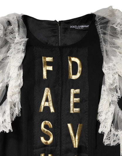 Black Fashion Devotion Embellish Mini Dress