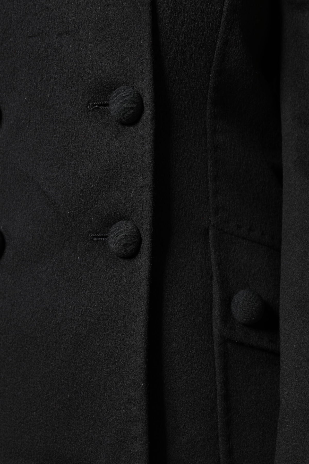 Black Wool Sartoria Italiano Blazer Jacket