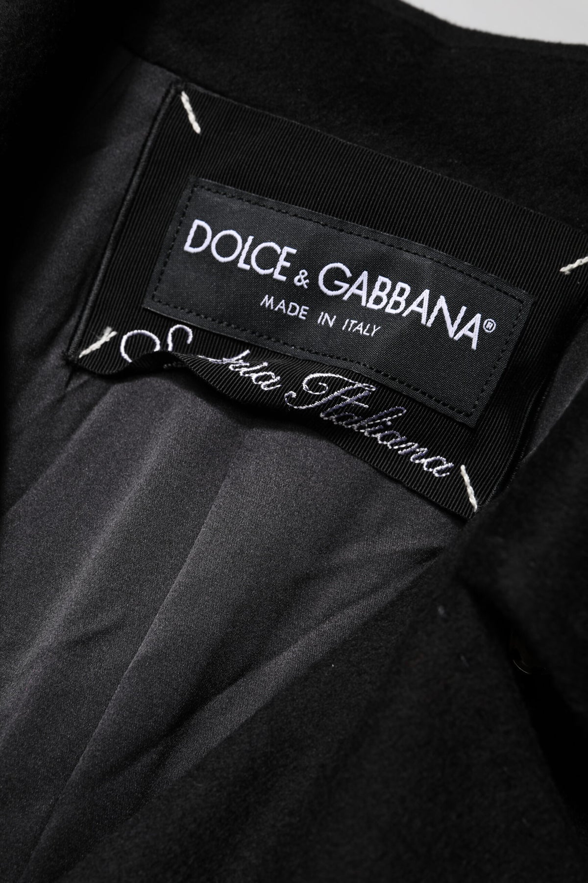 Black Wool Sartoria Italiano Blazer Jacket