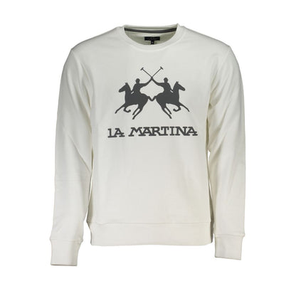 White Cotton Men Sweater