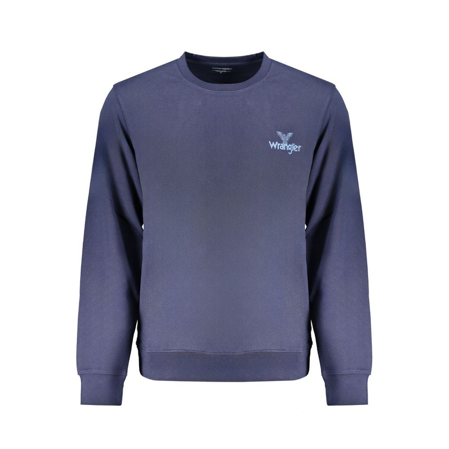 Blue Cotton Men Sweater