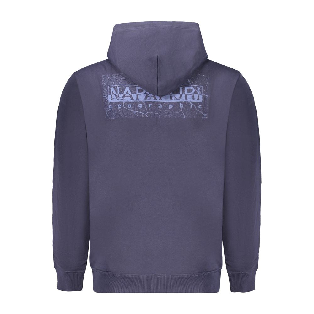 Blue Cotton Men Sweater