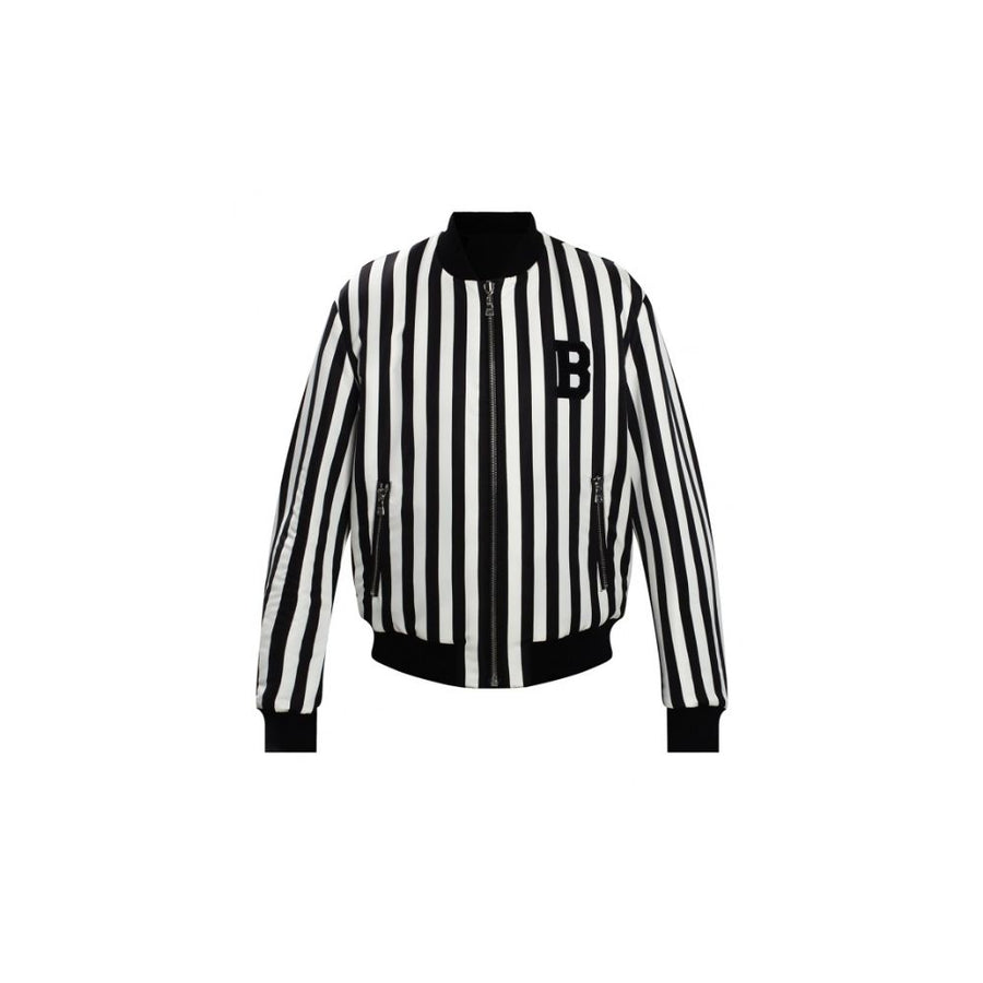 Black Polyamide Men's Reversible Jacket