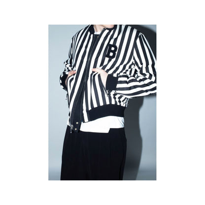 Black Polyamide Men's Reversible Jacket