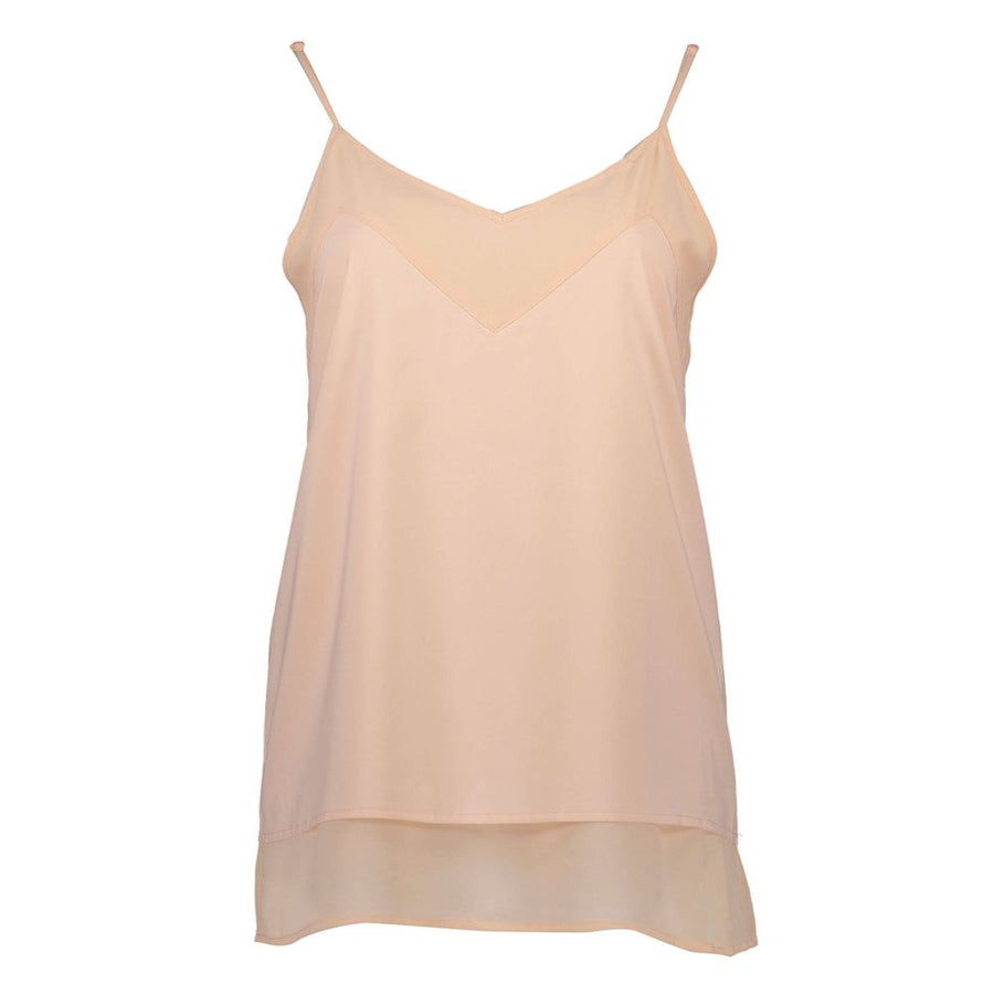 Rosa Polyester Women T-Shirt