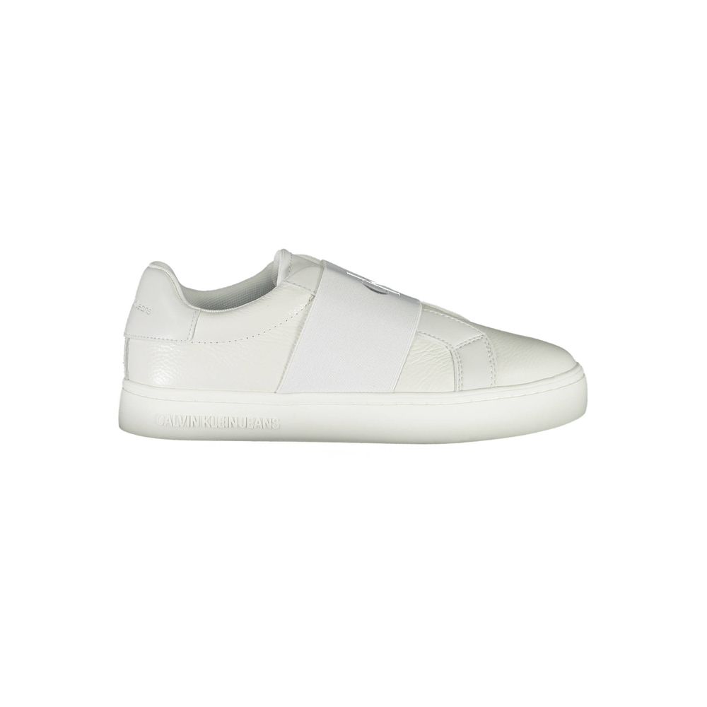 White Leather Women Sneaker