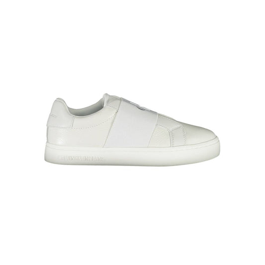 White Leather Women Sneaker