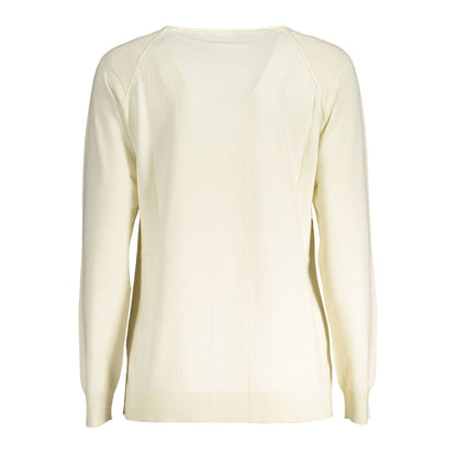 White Viscose Women Sweater