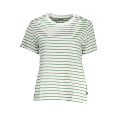 White Cotton Women T-Shirt