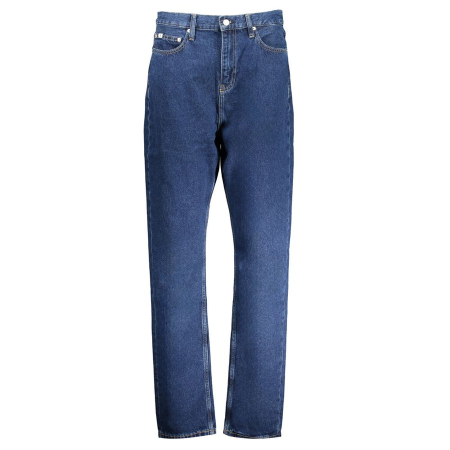 Blue Cotton Women Jeans