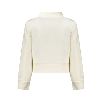 White Polyester Women Sweater