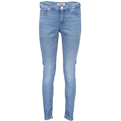 Blue Cotton Women Skinny Jean