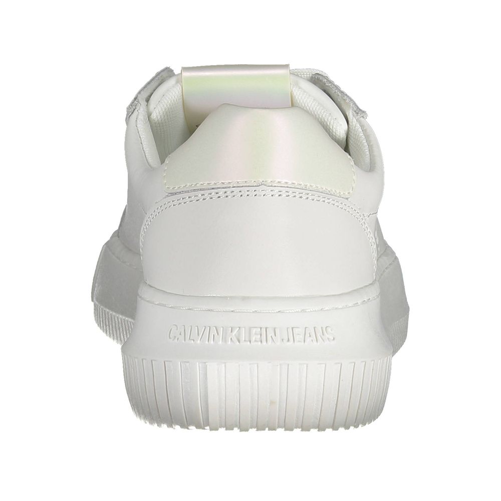 White Leather Women Sneaker