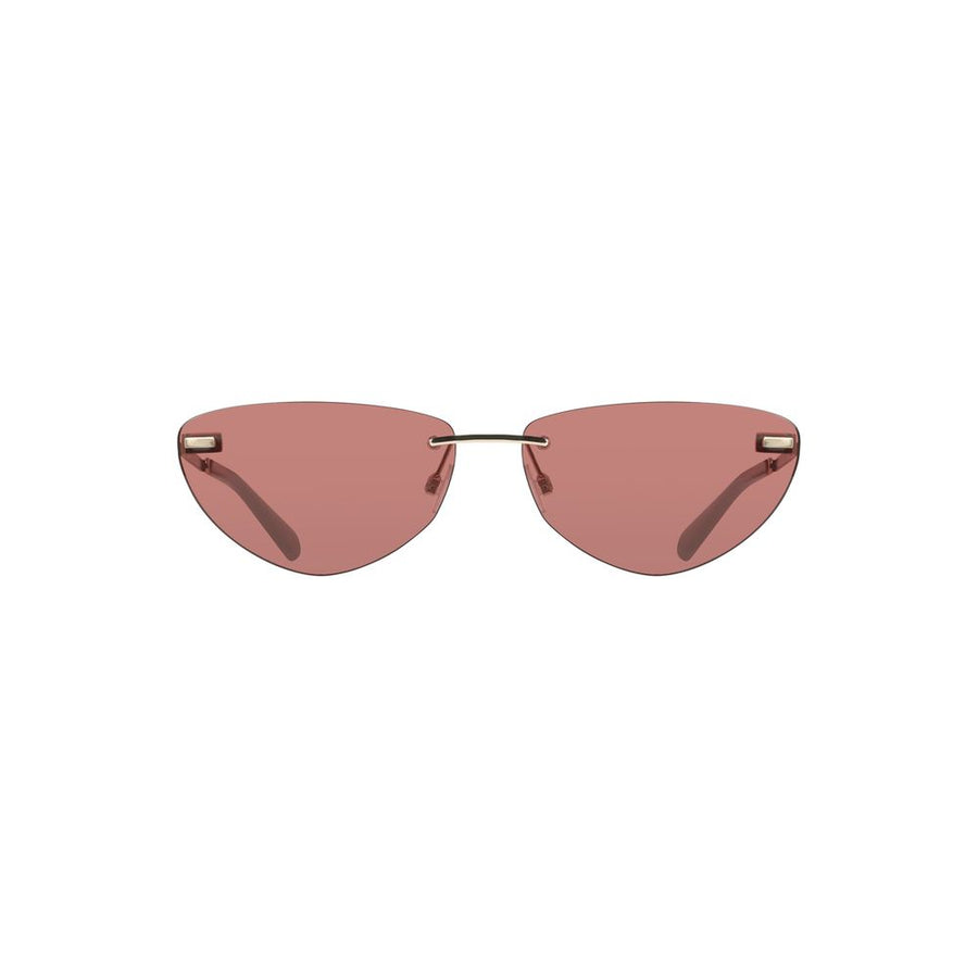 Pink Metal Women Sunglass