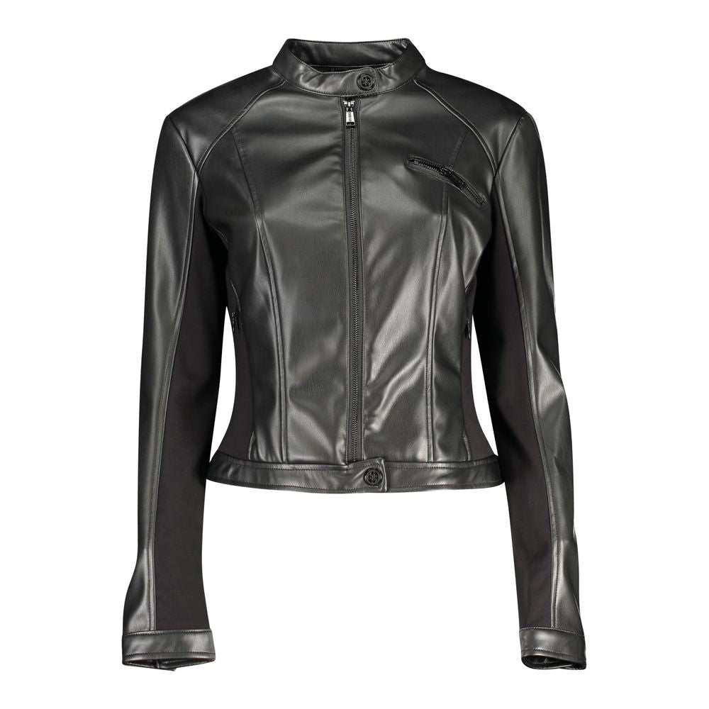 Nero Poliuretano Women's Jacket