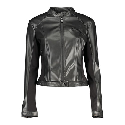 Nero Poliuretano Women's Jacket