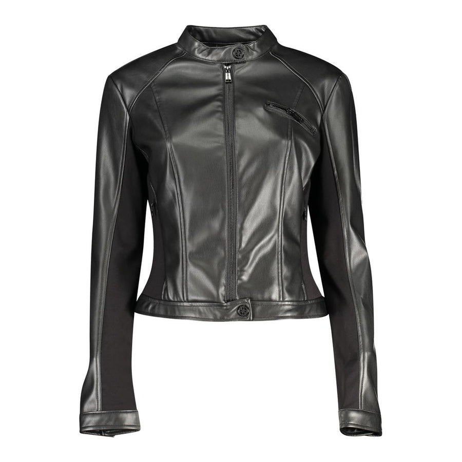 Nero Poliuretano Women's Jacket