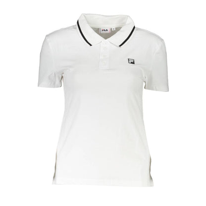 White Cotton Polo Shirt