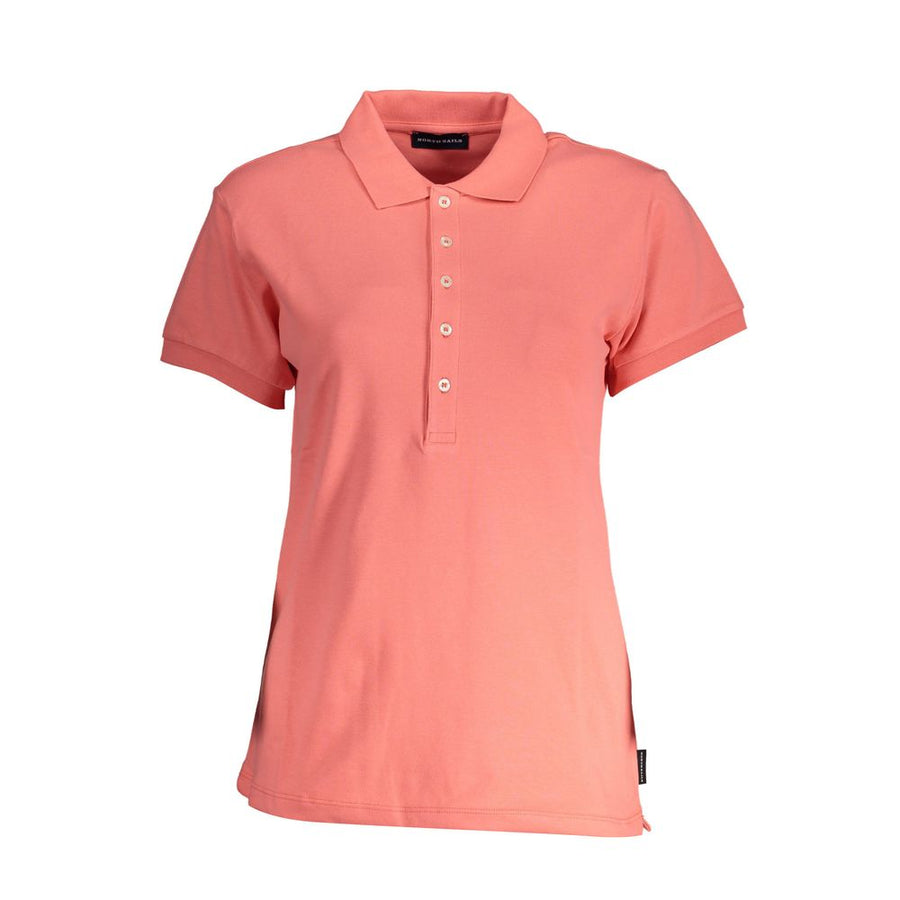 Pink Cotton Polo Shirt