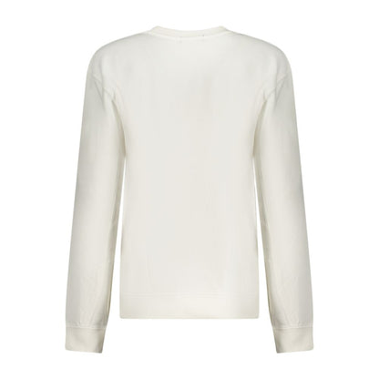 White Cotton Women Sweater