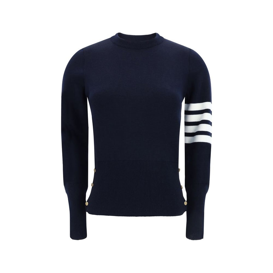 Blue Fleece Wool Sweatshirt