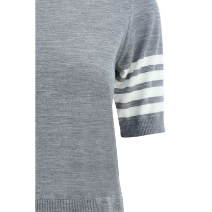 Gray Polyamide Turtleneck