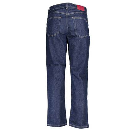 Blue Cotton Women Jeans